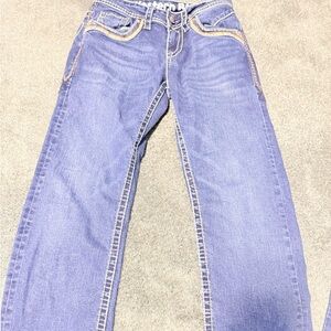 Western Blue Denim Jeans